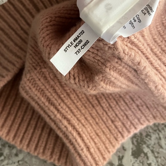 Madewell Flower Embroidered Pullover Sweater Dusty Blush - Picture 14 of 14